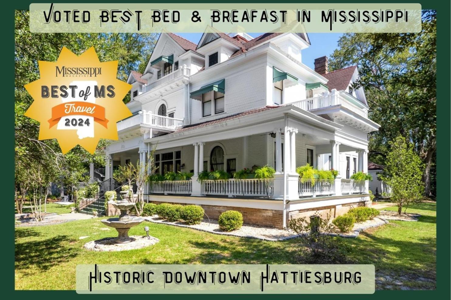 Ross Mansion Bed & Breakfast Хаттисберг Экстерьер фото